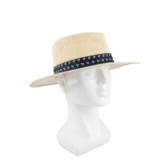 NWT Dockers Nautical Straw Hat - Picture 5 of 8